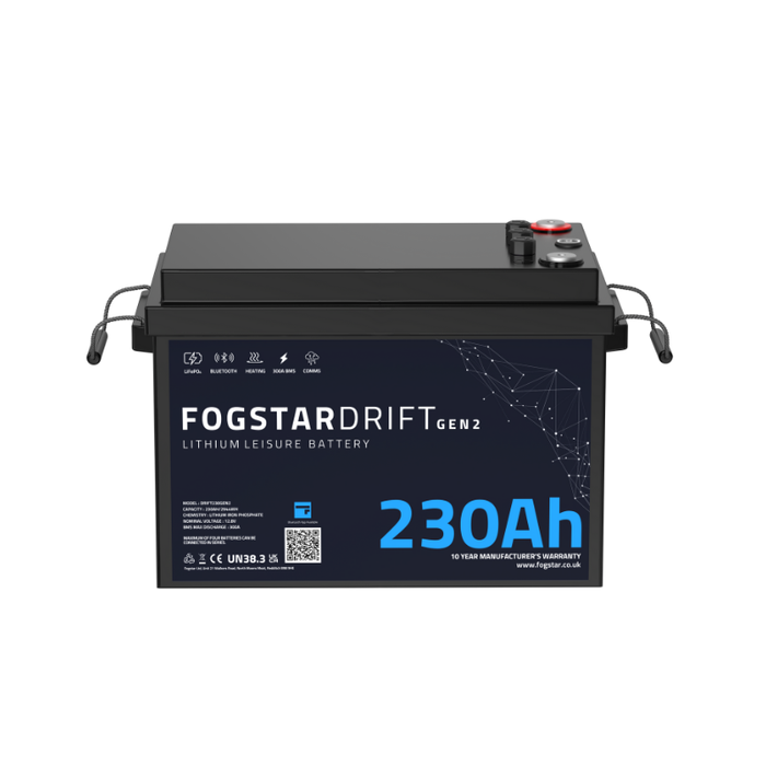 Fogstar Drift Gen2 12V 230Ah Lithium Leisure Battery