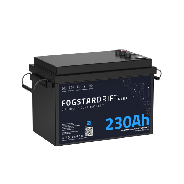 Fogstar Drift Gen2 12V 230Ah Lithium Leisure Battery
