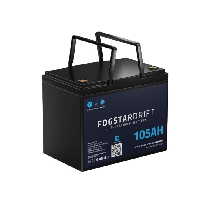 Lithium Leisure Battery - Fogstar Drift 12v 105Ah