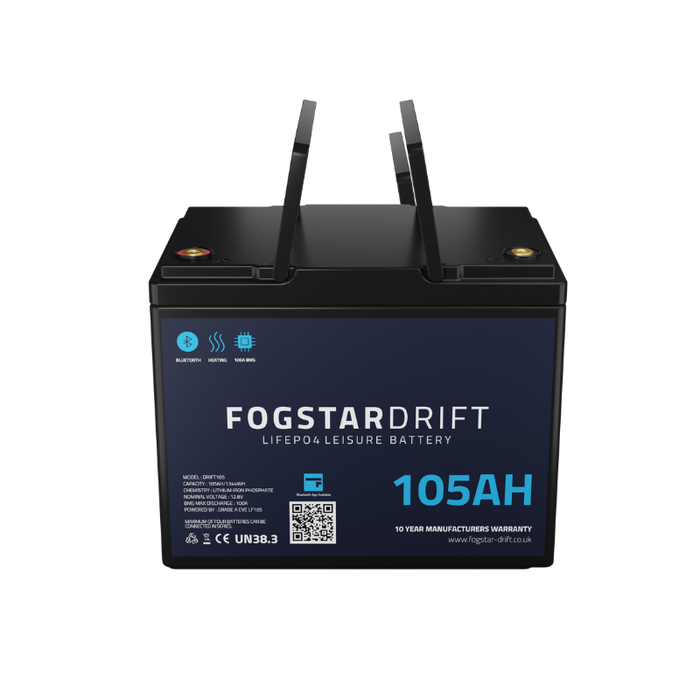 Lithium Leisure Battery - Fogstar Drift 12v 105Ah