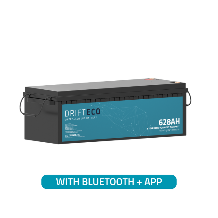 Drift ECO 12V 628Ah Lithium Leisure Battery + Bluetooth