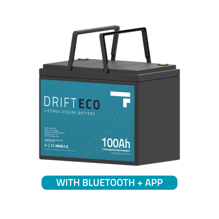 Drift ECO 12V 100Ah Lithium Leisure Battery + Bluetooth