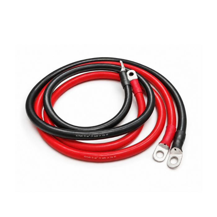 Fogstar Energy 50mm² Battery to Inverter Cable Pair (M8 to M10)