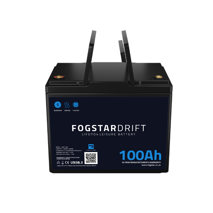 Lithium Leisure Battery - Fogstar Drift 12V 100Ah