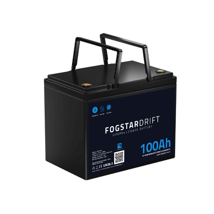 Lithium Leisure Battery - Fogstar Drift 12V 100Ah