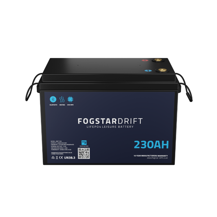 Lithium Leisure Battery - Fogstar Drift 12v 230Ah