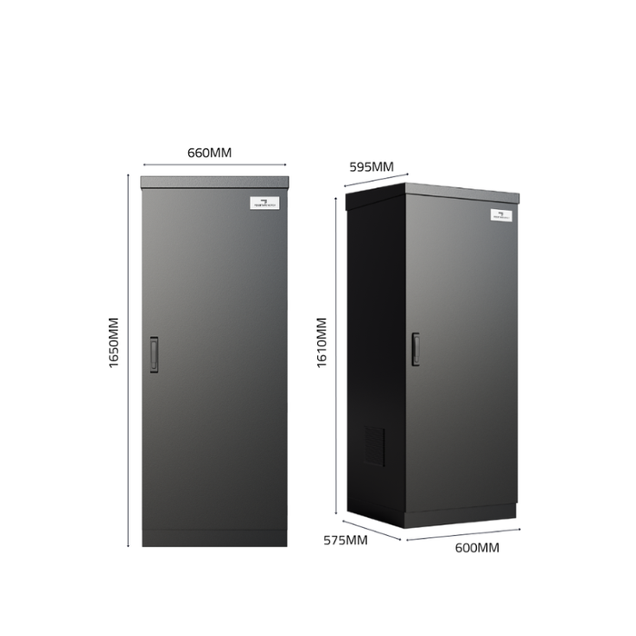 Fogstar Energy 48V 40.96kWh IP56 Outdoor Battery System and Cabinet