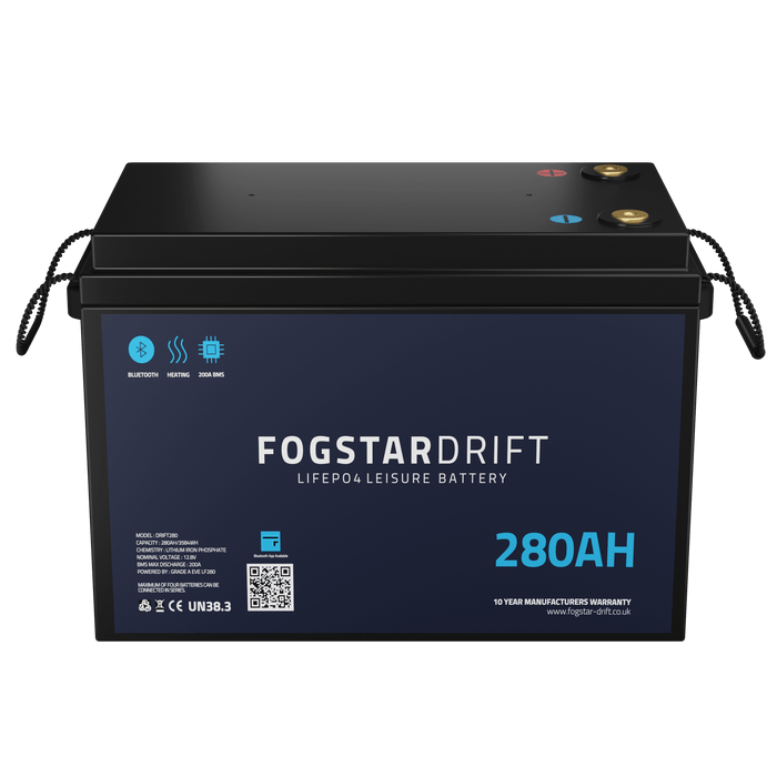 Lithium Leisure Battery - Fogstar Drift 12v 280Ah