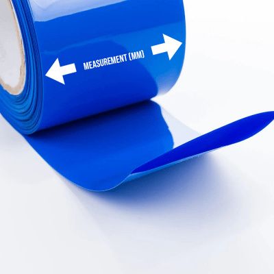 MECCANIXITY PVC Heat Shrink Tubing - 215mm Flat, 1m Length For Battery Packs & Insulation
