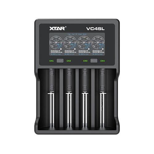multi-bay vape battery charger Xtar VC4SL 4-bay Lithium-ion Lollipop [5-Pack] Beri Crush 50K Flavor:Orange Slush safer chemistry